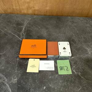 ☆B112 未使用 2点セット HERMES エルメス ミニトランプ トランプ 箱付(中古品/現状品/保管品)☆