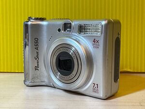 小a238 Canon PowerShot A550 コンパクトデジタルカメラ デジカメ 電池式 キャノン