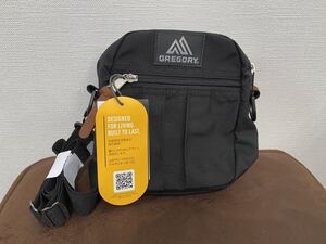 ★ GREGORY グレゴリー ショルダーバッグ クイックポケットM 65459-1041 CORDURA ブラック 2L ベルトポーチ 斜め掛けバッグ 新品未使用