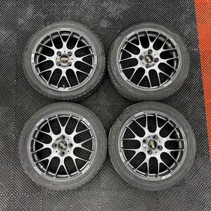 BBSホイール 16x5J アルミホイール 4穴 PCD100 +45 タイヤ付き 中古 美品