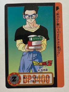 ドラゴンボールZ カードダス 本弾 第25弾 そして遥かなる戦いへ（後編） 341 孫悟飯 1995年 当時物 Dragon Ball BANDAI バンダイ