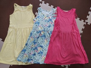 H&M☆KIDS☆ノースリーブワンピース三点セット