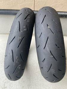 ダンロップ　TT93GP　PRO　ミディアムソフト　中古前後セット　100/90-12　49J　120/80-12　55J　