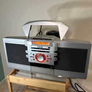 SONY ソニーパーソナルオーディオシステム オーディオ機器 カセット CDラジカセ CDプレーヤー ZS-D55中古品 通電確認済