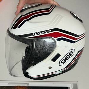 SHOEI ジェットヘルメット J-Cruise STOLD ジェイ-クルーズ ストルド 2013年製 Lサイズ 廃盤 レアモデル インナーシールド付 ツーリング