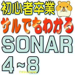 ♪♪ サルでもわかるSONAR8 (送料無料 cakewalk DTM 動画解説)