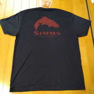 Simms Trout Tech Tee SS Black US:M JP:L シムス　トラウト　テック　Tシャツ　ブラック