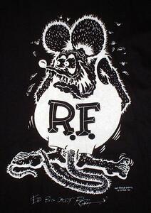 ★ラット フィンク Tシャツ RAT FINK 黒 Kids-S 正規品! モノフィンク 子供服