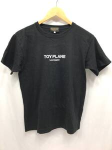 TOYPLANE トイプレーン 半袖Tシャツ ブラック サイズM メンズ 24102802