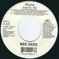 米7" Bee Gees Alone / How Deep Is Your Love 3145710067 Polydor /00080