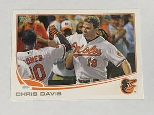 CHRIS DAVIS 2013 TOPPS SERIES 1 #119 オリックス 来日外国人 ジョーンズ ADAM JONES