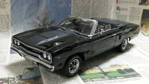 ★絶版★世界1250台*GMP*1/18*1970 Plymouth Road Runner Convertible ブラック≠EXOTO