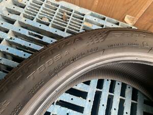 引き取り可能 バリ山 ブリヂストン TURANZA T005A 245/45R20 製造年数23年 残溝約6.5㎜ MADE IN JAPAN