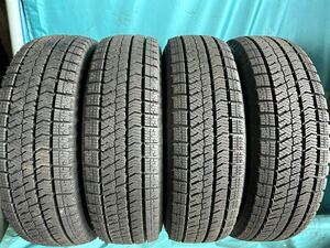 ③2021年製155/65R13バリ山！中古タイヤ4本セット　 BRIDGESTONE VRX2 ブリザック　スタッドレスタイヤ