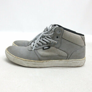 D■【25.5cm】バンズ/vans ミッドカットスニーカー BEDFORD JP V3035NRC■灰/MENS/41【中古】