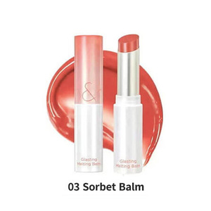 【並行輸入品】【ゆうパケット送料無料】rom＆nd ロムアンド グラスティングメルティングバーム 03 SORBET BALM 3.5g