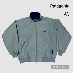 パタゴニア patagonia シェルドシンチラ ナイロンジャケット ブルゾン フリース USA製 90s SHELLED SYNCHILLA JACKET ヴィンテージ 緑 古着