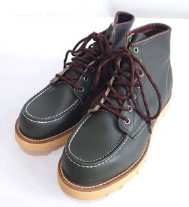 新品同様 RED WING レッドウィング 8180 廃版 アイリッシュセッター ブーツ カンガタンポーテージ オリーブ 四角 犬タグ 7 1/2 E Y-328604 