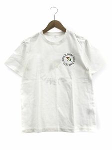 ゆうパケットOK arnold palmer アーノルドパーマー プリント Tシャツ sizeS/白 ■◆ ☆ ebc6