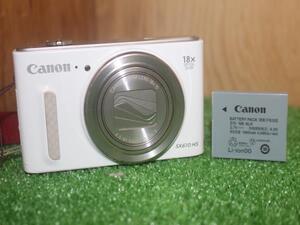 1035 Canon キャノン Power Shot SX610 HS コンパクトデジタルカメラ 白 デジカメ 現状品