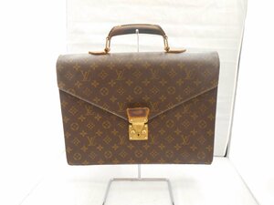 【LOUIS VUITTON】ルイヴィトン　モノグラム　セルヴィェット・コンセイエ　ブリーフケース　ブラウン　SY02-BMP