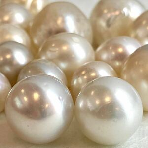 ★南洋白蝶20点おまとめ250ct★j 約50g約9.8〜13.9mm珠 pearl パール 南洋白蝶 本真珠 jewelry 裸石 宝石 ルース 