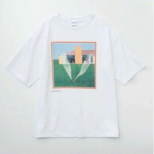 ホックニー Tシャツ Lサイズ スプリンクラー 半袖 現代アート ホックニー展