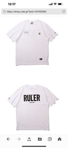 RULER★ルーラー・ruler・カーハート・carhartt・コラボ・tシャツ・・WHITE ・サイズXL・未使用品