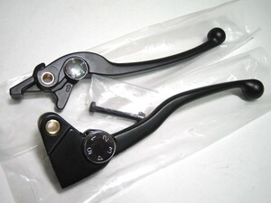 ★送料430円~ NEW adj付 新品 黒レバーSET ＊NINJA650 ＊Z650/RS ＊バルカンS ＊ZR-7S ＊ヴェルシス ＊ER-6N/6F ＊Z750/S ＊Z900 他