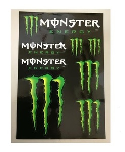 MONSTER ENERGY STICKER 1 モンスターエナジー ステッカー1 A4サイズ