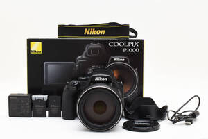 元箱付 ★極上品★ Nikon ニコン COOLPIX P1000 デジカメ コンパクトデジタルカメラ 純正バッテリー2個 (4497)