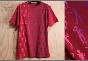 新品 ポールスミス レッドイヤー 日本製 オーガニックコットン プリント TシャツS赤 定価1.9万円/Paul smith RED EAR