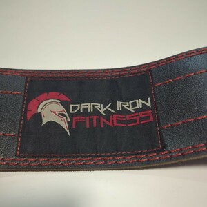 ☆DARK　IRON　トレーニング　腰ベルト　革　リフティング　Fitness　BLACK　ブラック　ダイエット　ボディメイク　筋トレ　筋肉　　　