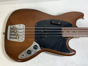 Fender MUSTANG BASS フェンダー ムスタング ベース MADE IN USA ブラウン 茶色 エレキベース ※引取り可 □