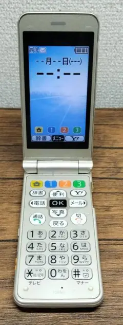 2.336【安売り】Softbank 108SH ガラケー　ゴールド　 携帯電話