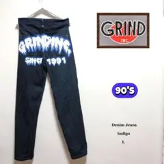 90s Grind inc デニム L スケボー オールドスクール