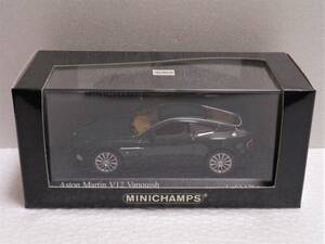 MINICHAMPS ミニチャンプス 1/43 『 Aston Martin V12 Vanquish Green アストンマーティン ヴァンキッシュ 』 美中古 送料込み 400 137222