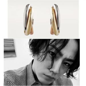 Cartier★トリニティイヤリング★ピアス★登坂広臣さんTAKAHIROさん着用品★大人気★百貨店購入品