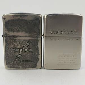 M9079(064)-516/KH3000　Zippo ２点まとめ ジッポライター AMERICAN TRADITIONAL/The only one in the world　喫煙グッズ