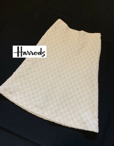 Harrods【ハロッズ】ループ生地 チェック スカート サイズ1