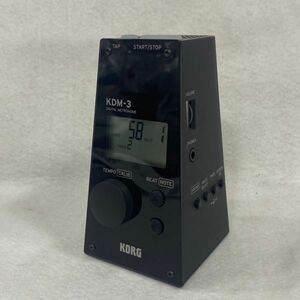 Q215-S3 KORG コルグ デジタルメトロノーム 電子メトロノーム KDM‐3 ブラック 器材 通電・音出しOK 1352825