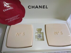 未使用シャネルCHANEL石鹸No5、75グラム2個