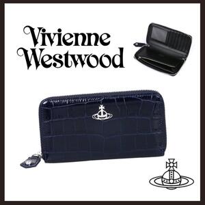 ○★新品 未使用 Vivienne Westwood クロコ エナメルレザー財布○●