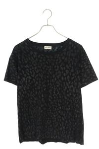 サンローランパリ 14SS 343388 Y2EE1 サイズ:M ベイビーキャット総柄Tシャツ 中古 BS99