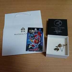 【※着用済み】グッズ アクセサリー 仮面ライダー電王×MATERIAL CROWN Collaboration Accessory キンタロスイメージプチネックレス