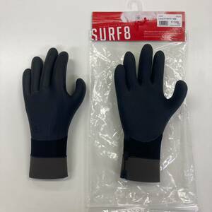 23-24 新品 正規 SURF8 サーフィン グローブ L 2.5mm スムース ラバー SMOOTH RUBBER GLOVES サーフ エイト 手袋 ウェットスーツ 83F2G4