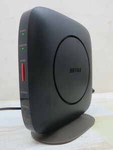 ■BUFFALO WSR-2533DHP3 Wi-Fiルーター ブラック バッファロー 無線LANルーター アダプター スタンド付き USED 95654■！！