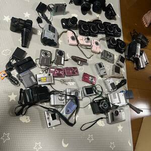 Canon Nikon OLYMPUS SONY casio色々42台セット未確認品