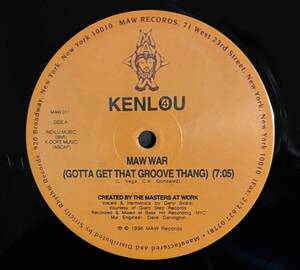 Maurice Fulton, Gemini Play！　Kenlou(Masters At Work) - MAW War / Mack Daddy Shoot 90s ハウス