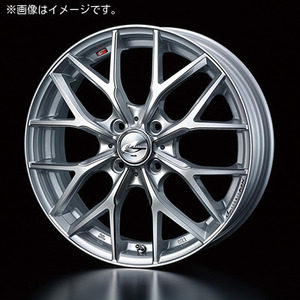 個人宅発送可能 ウエッズ Weds 17X6.5J +50 4H PCD100 HSⅢ/SC ホイール 1本 LEONIS MX レオニス・エムエックス (37413)